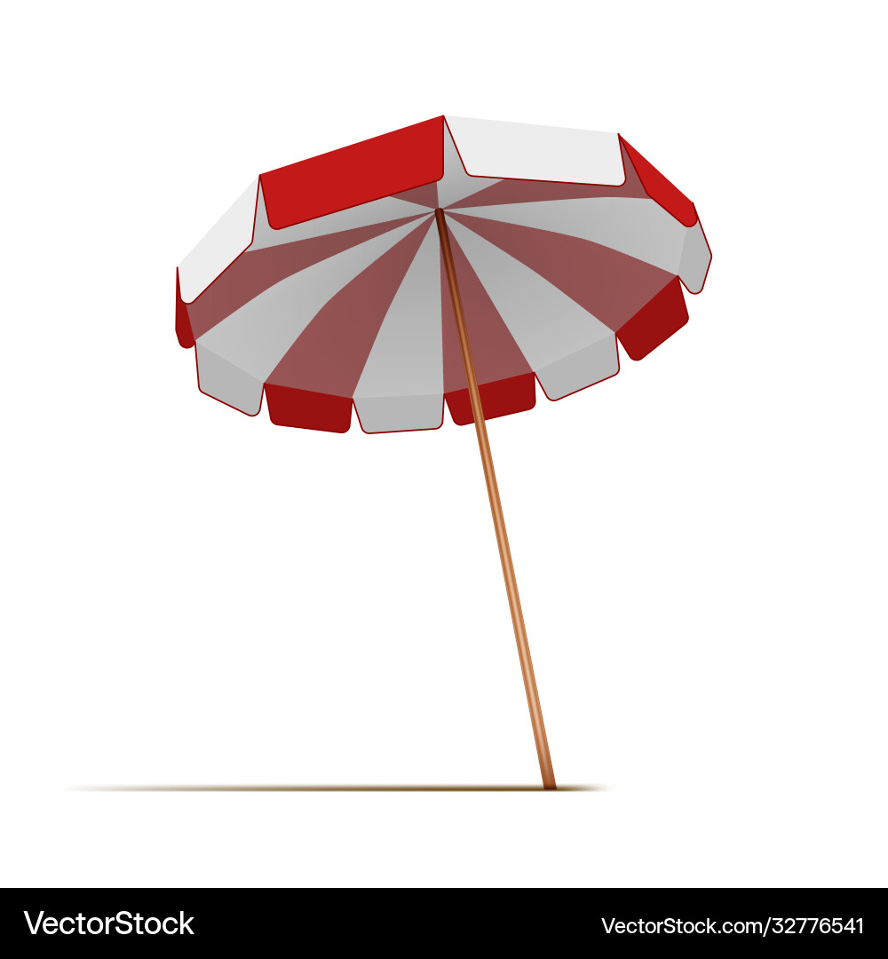 Summer beach sunshade sun copy space template Vector Image