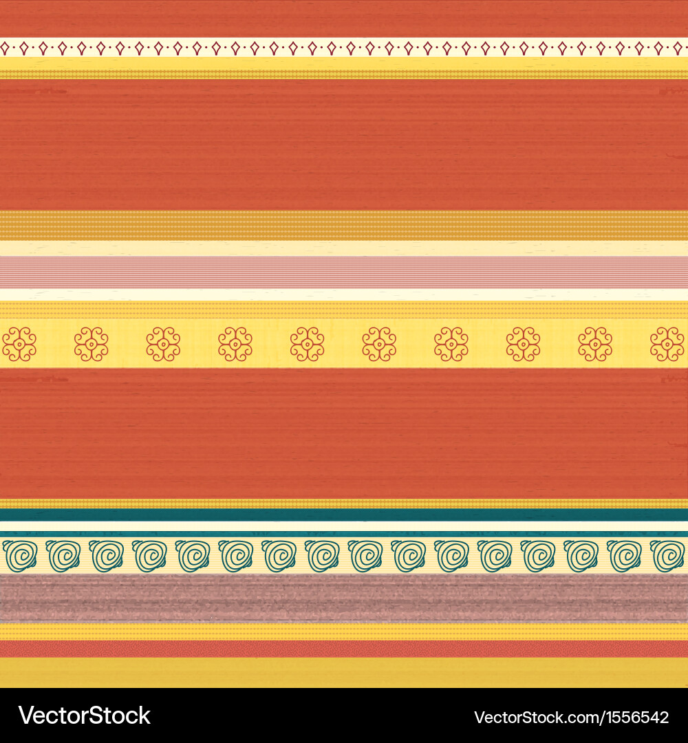Striped coloured textile background pattern vector image