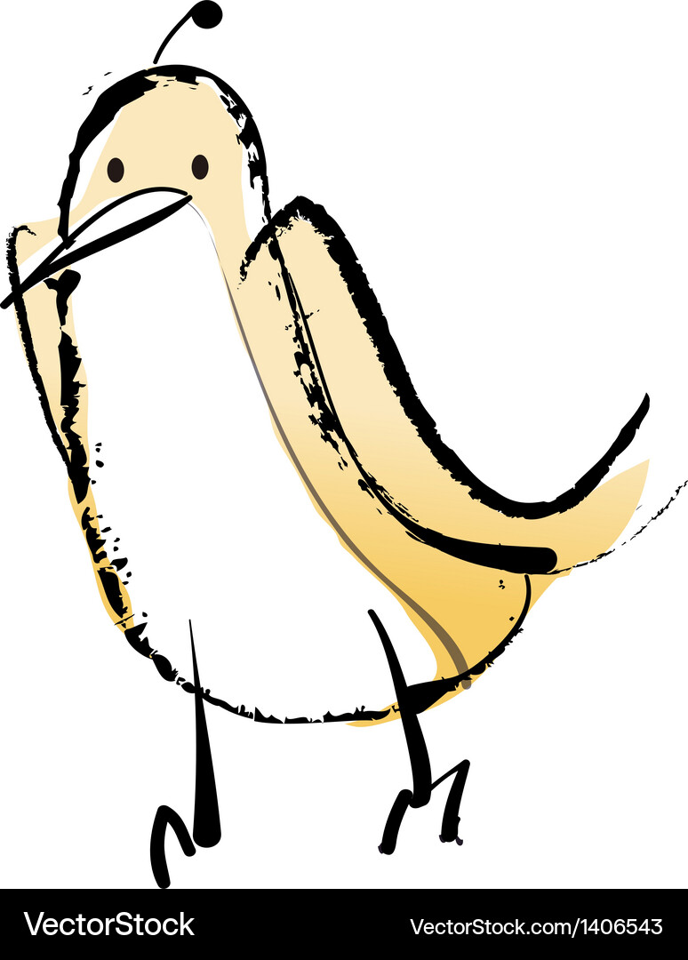 A view of bird Vector Image