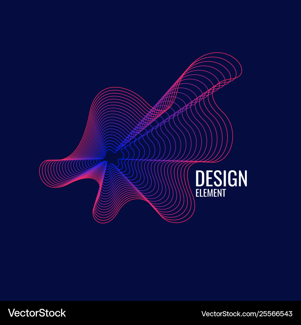 Abstract background with dynamic waves Abstract background with dynamic waves vector image