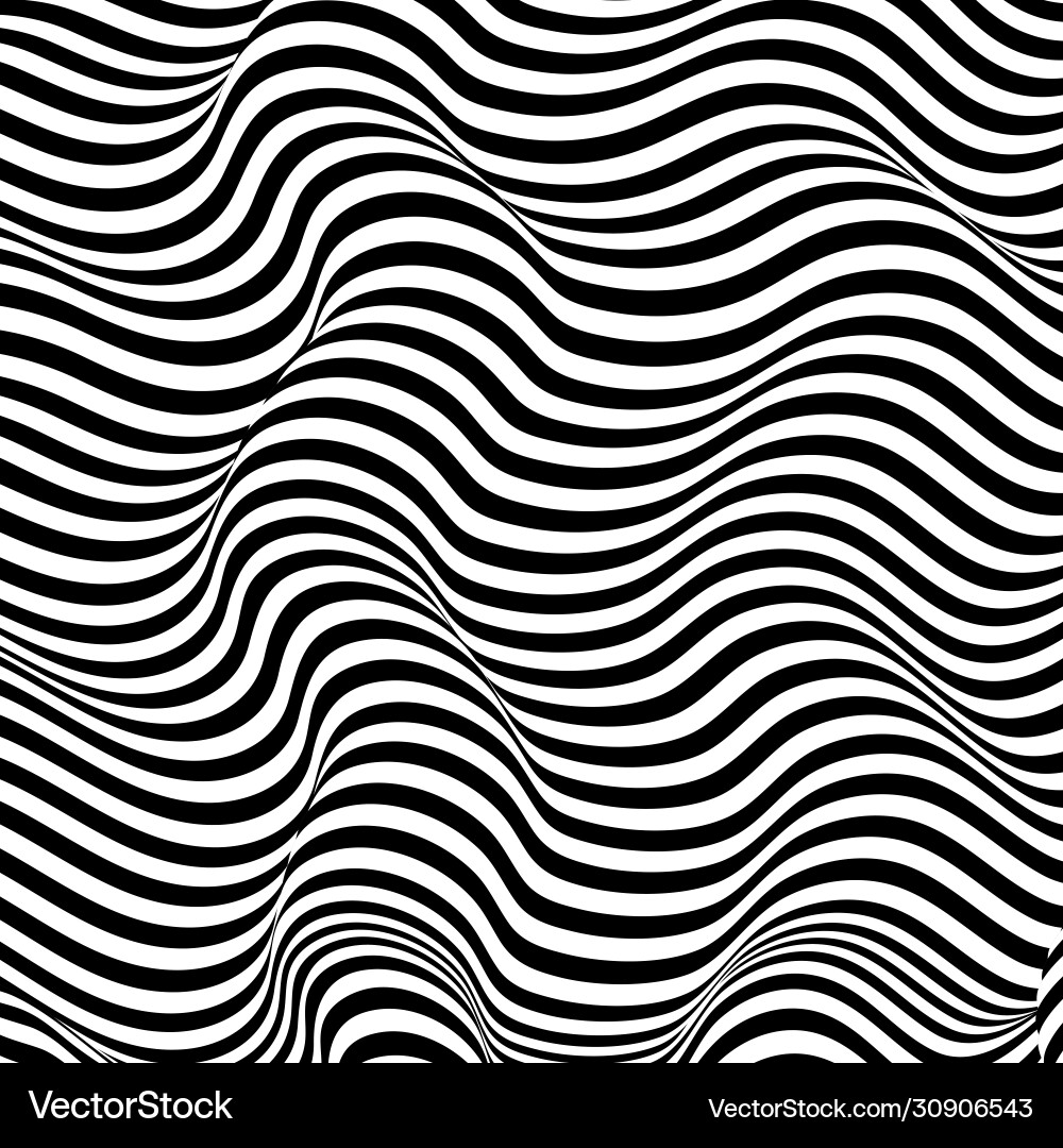Dynamic Wavy Line Background vector image