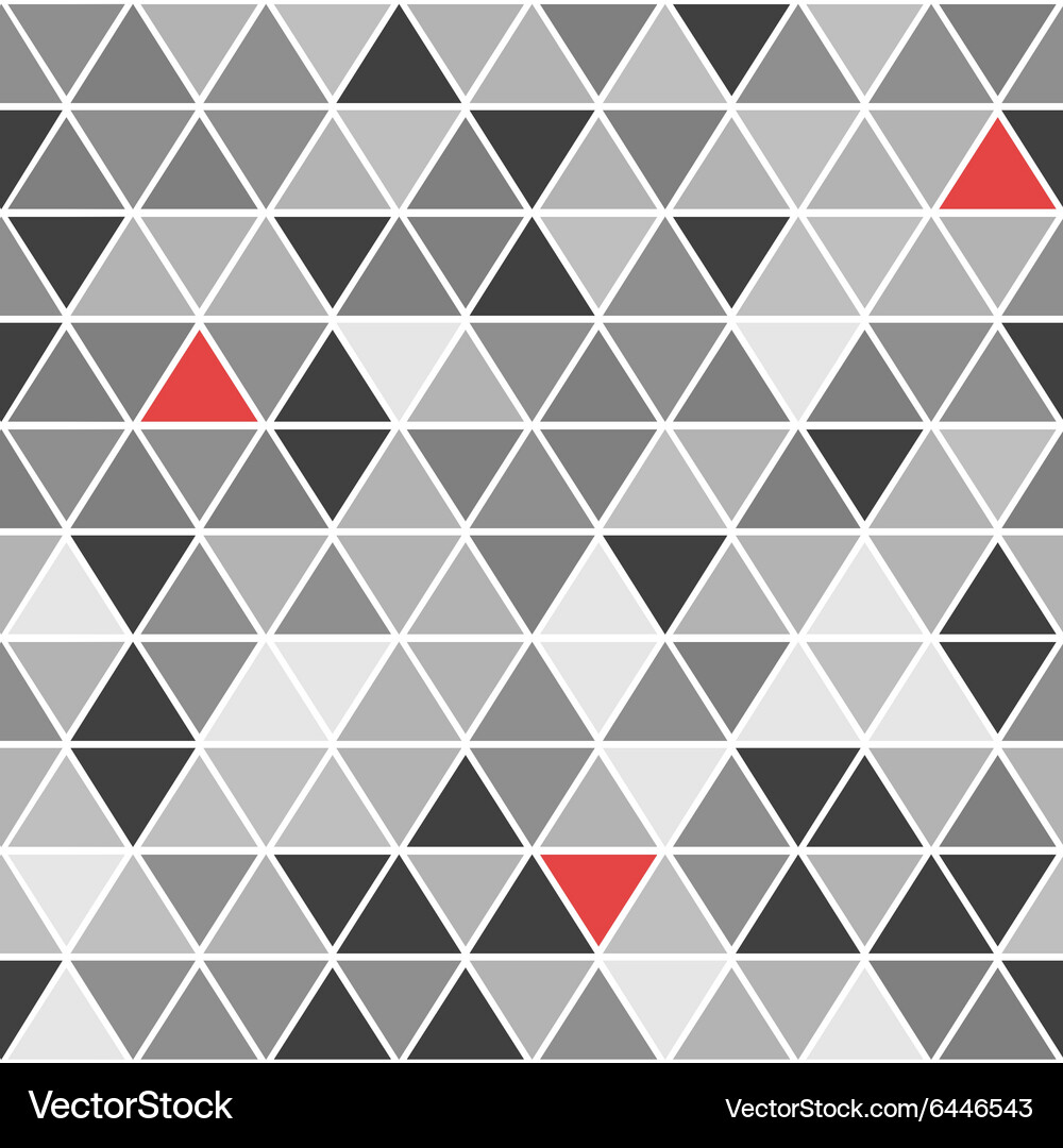 Gray Triangle Pattern Vector Image