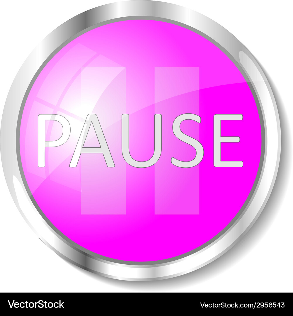Pink web button Vector Image