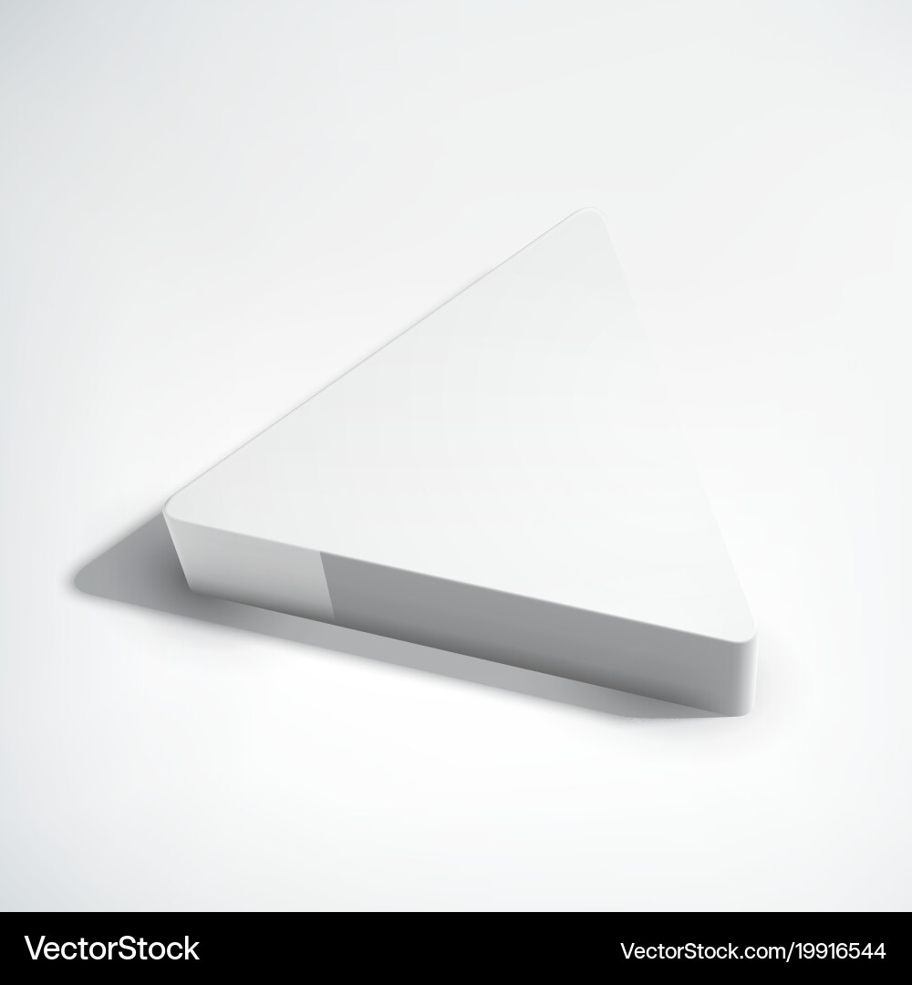 Abstract geometric blank object vector image