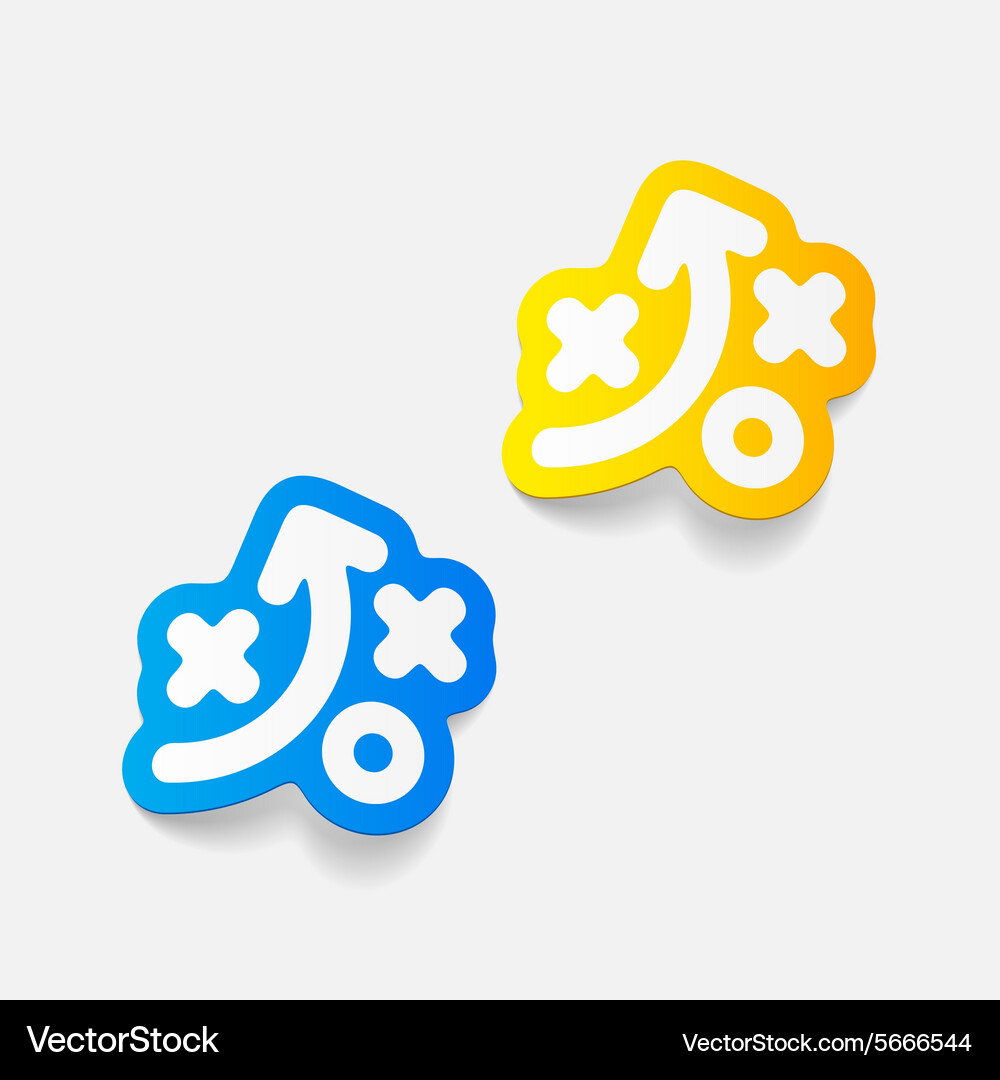 Realistic design element tactics Vector Image