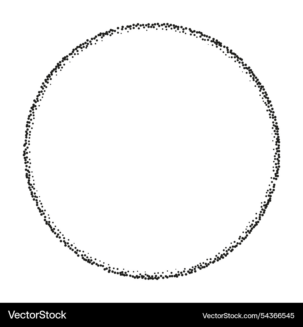 Gradient dot with grain and noise textured sphere vector image