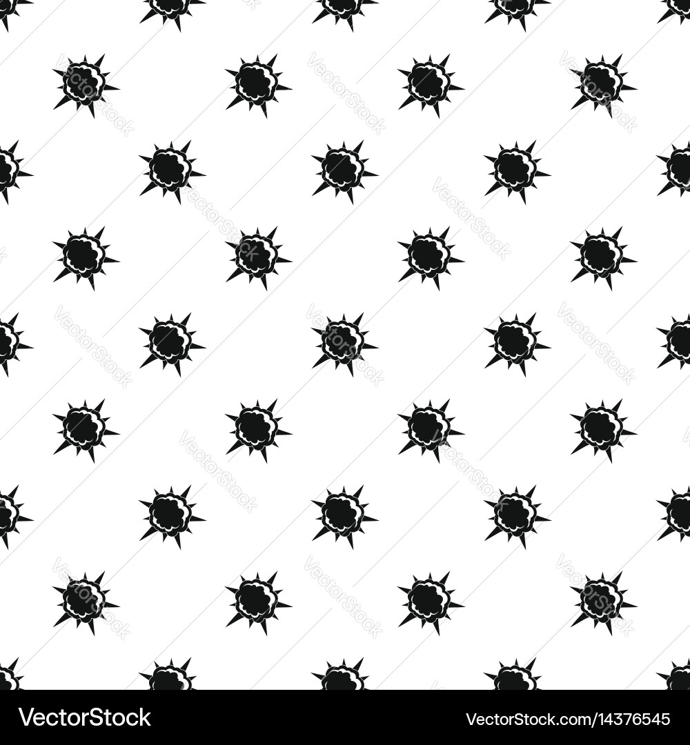 High powered explosion pattern Vector Image