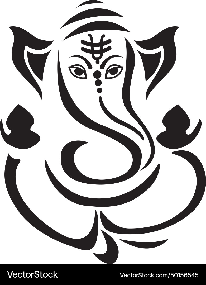 Lord ganesha ganesh chaturthi icon Lord ganesha ganesh chaturthi icon vector image