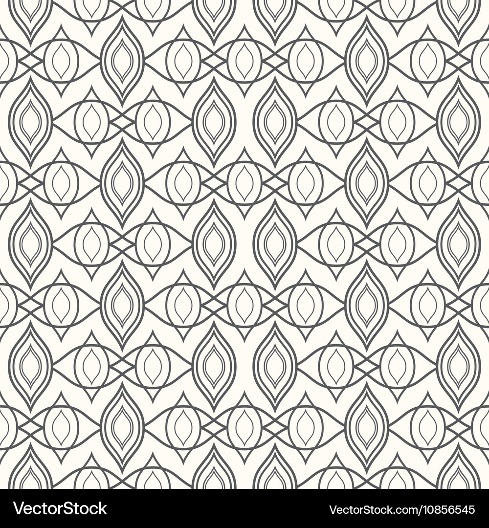 Monochrome Line Pattern Vector Image