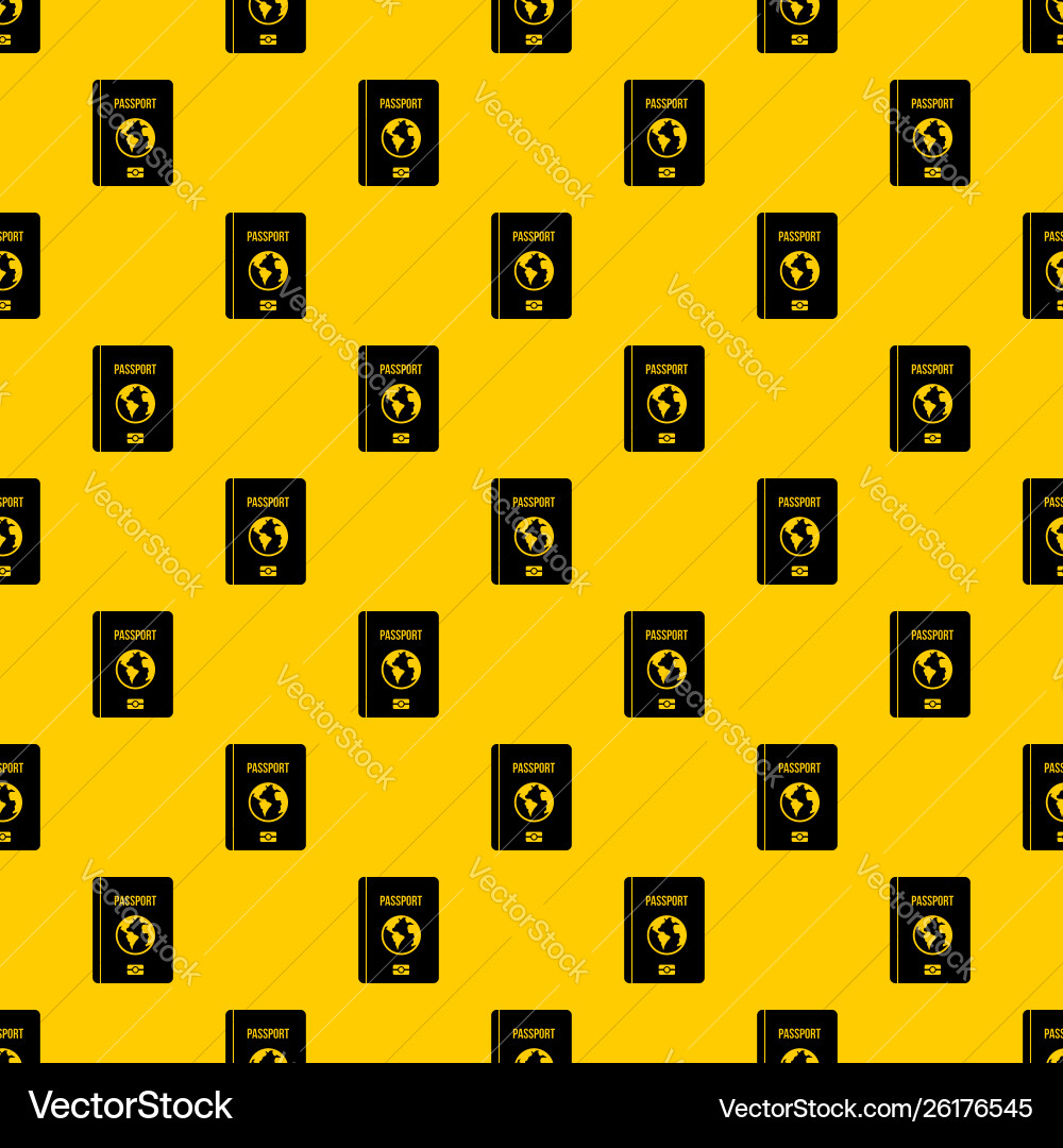 Passport pattern Passport pattern vector image