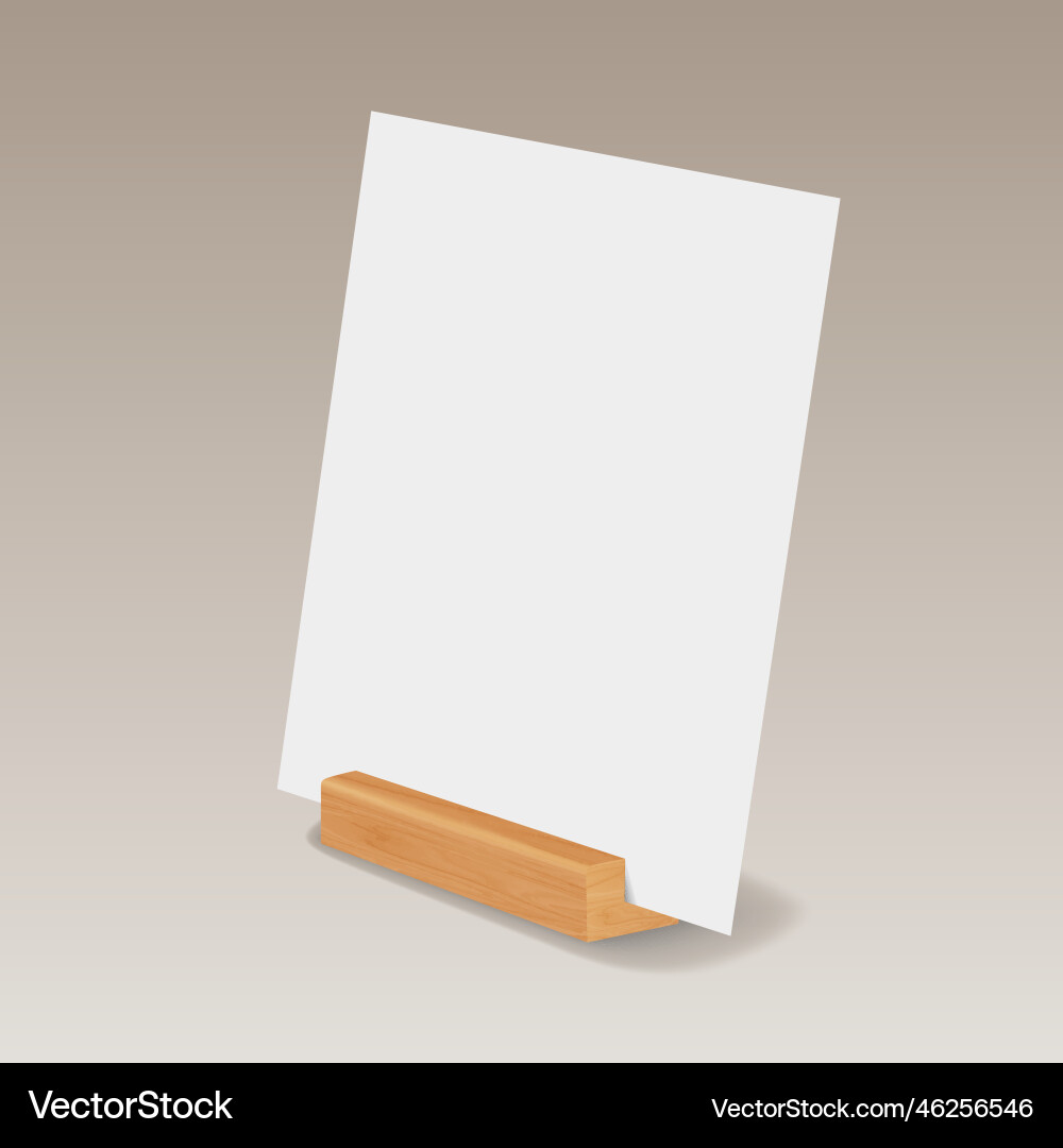 3d realistic white a4 a5 vertical empty 3d realistic white a4 a5 vertical empty vector image