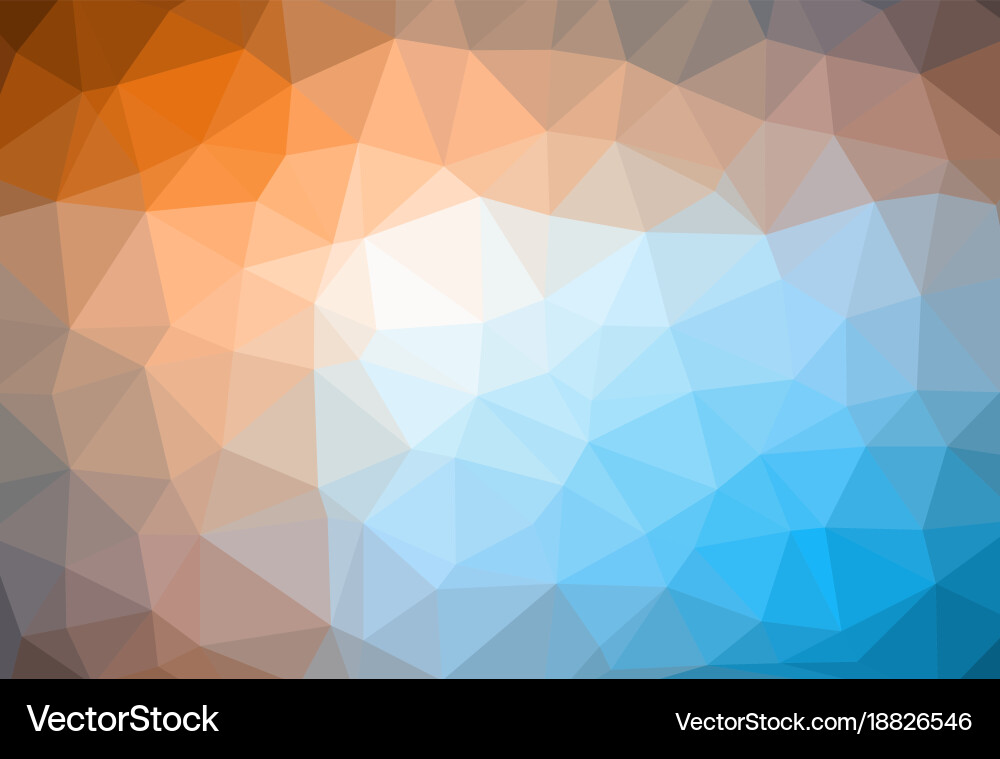Low poly abstract background with colorful vector image