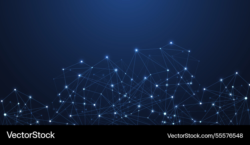 Global network connection concept big data Global network connection concept big data vector image
