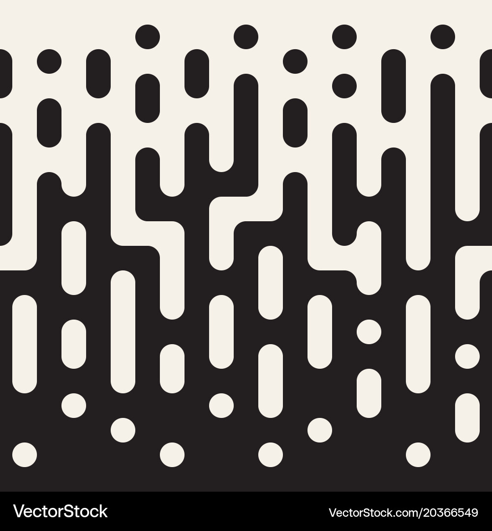 Irregular Halftone Lines Pattern vector image