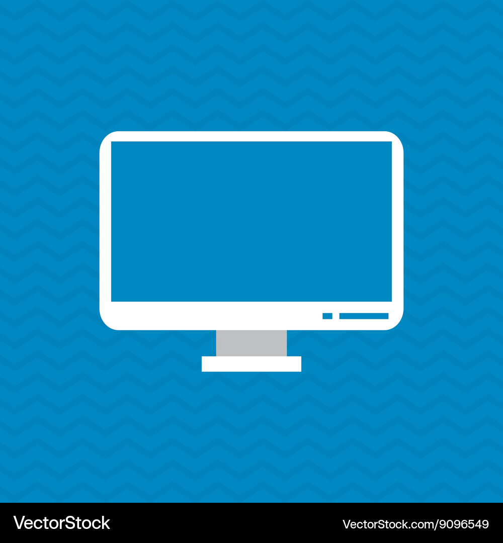 Technology design computer icon colorful Vector Image