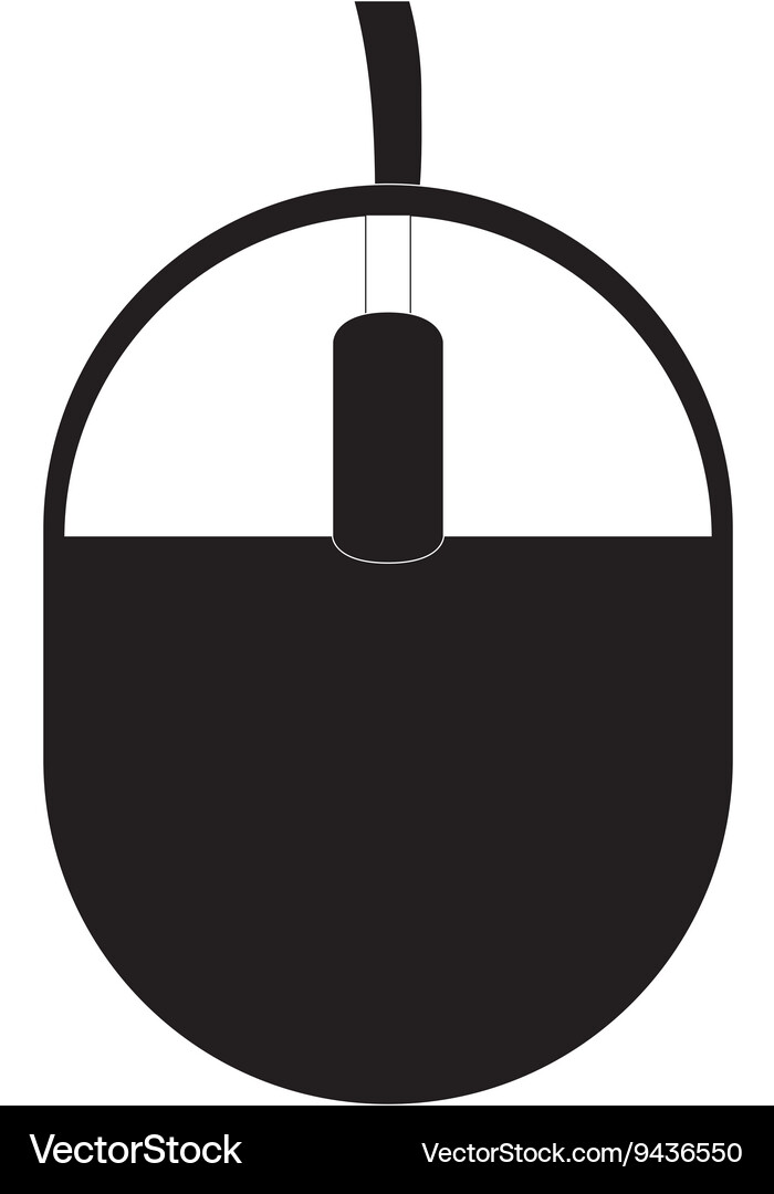 Simple computer mouse Vector Image