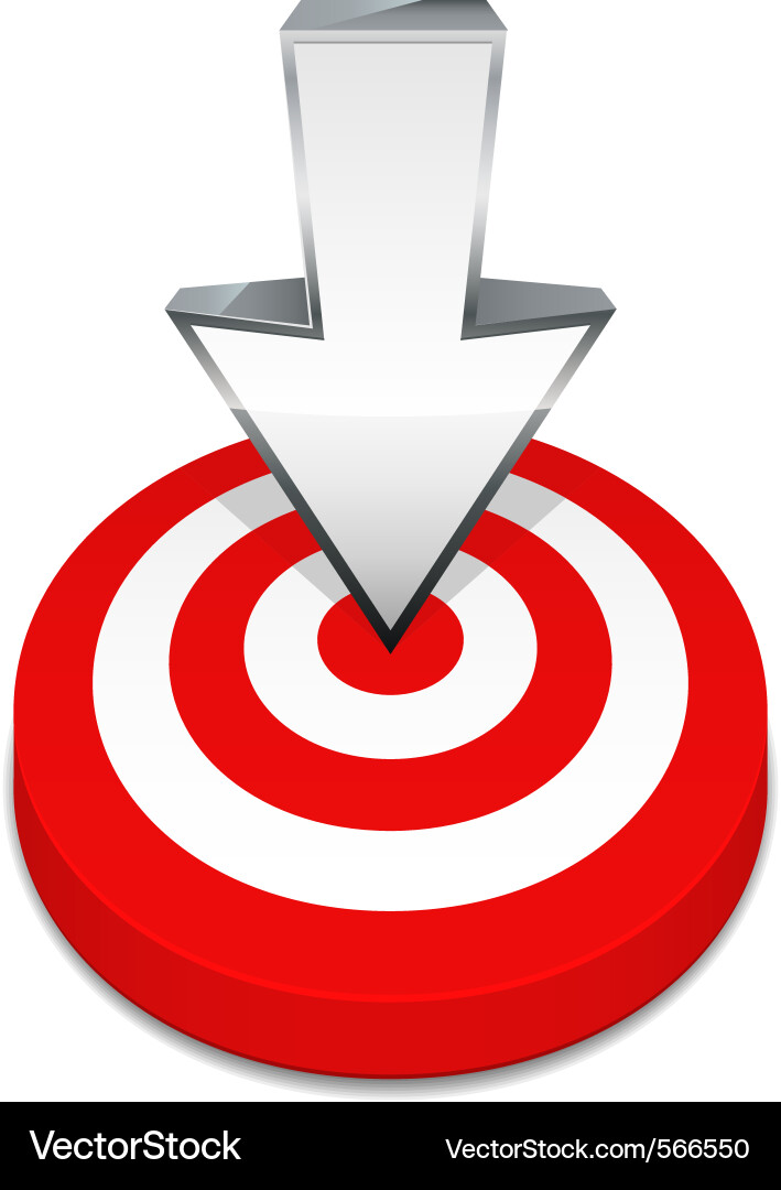 Target Pointer Icon Vector Image