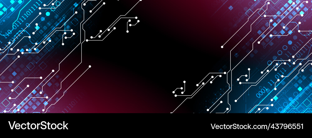 Abstract background on technological Vector Image