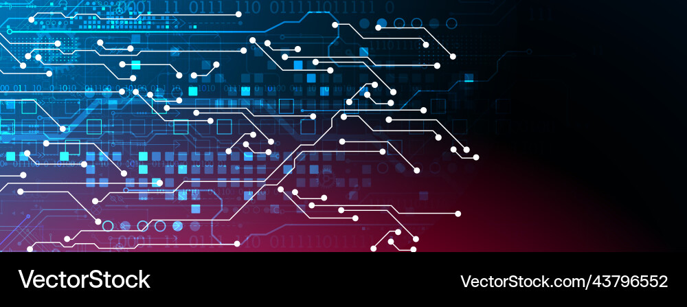 Abstract background on technological Vector Image