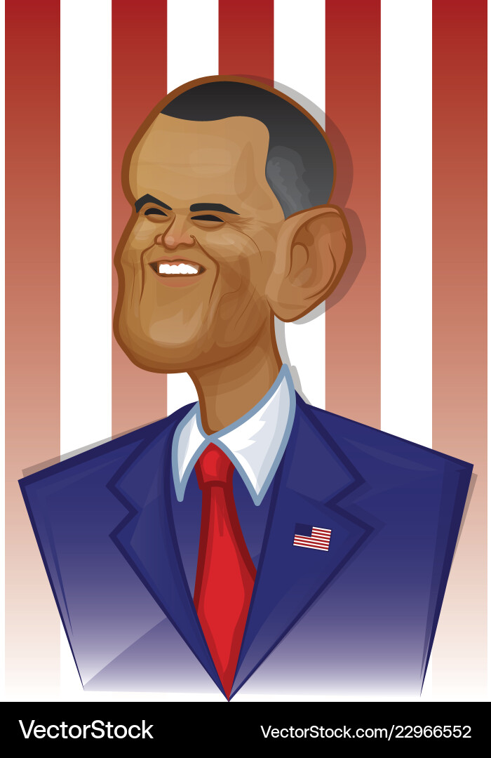 Barack obama Barack obama vector image