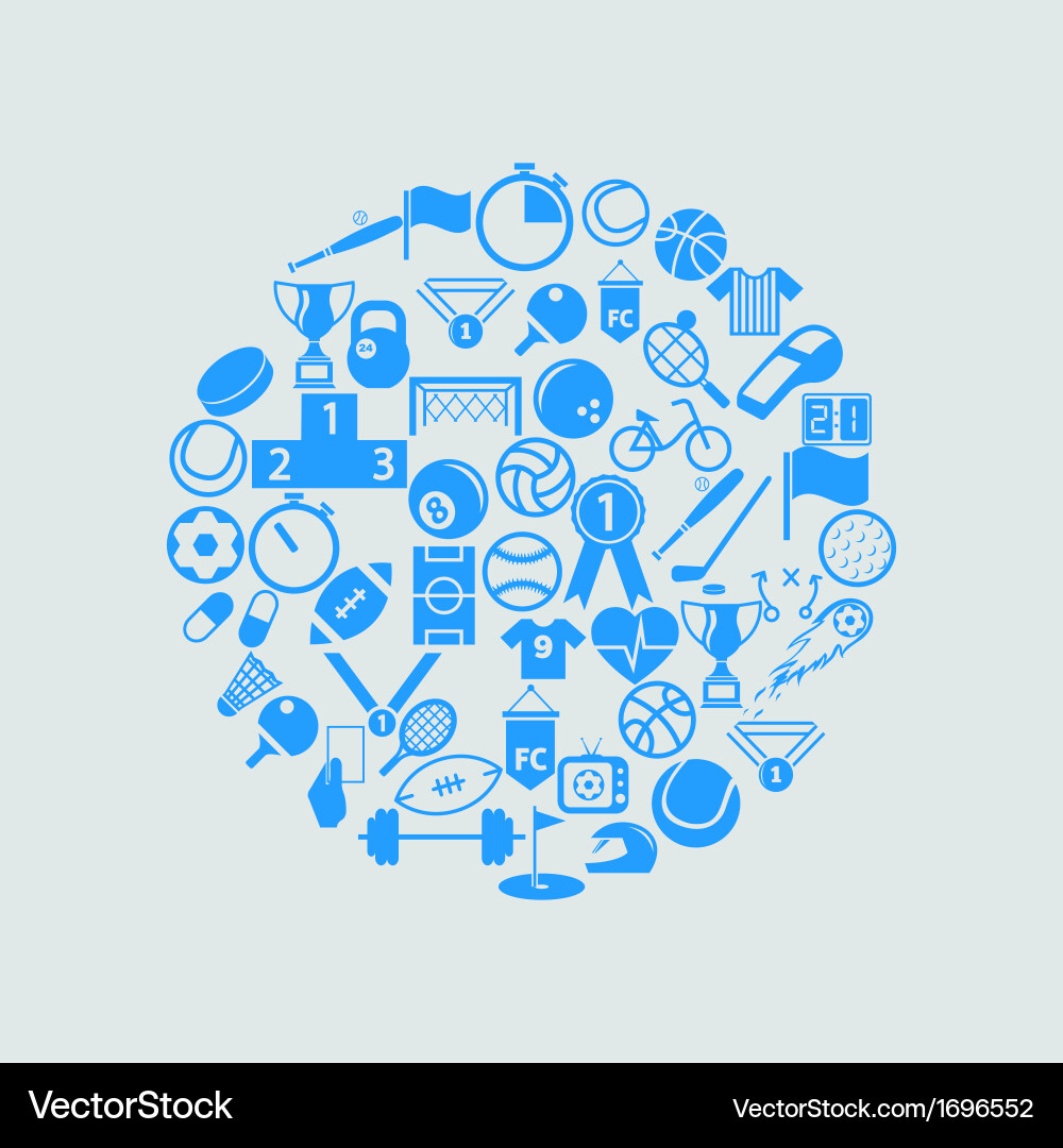 Sport concept Royalty Free Vector Image - VectorStock