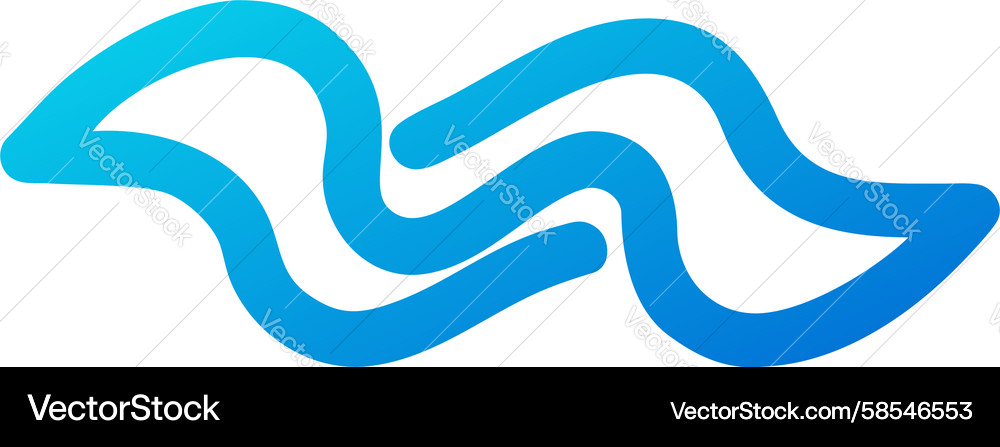 Dynamic Wave Form Vector Image