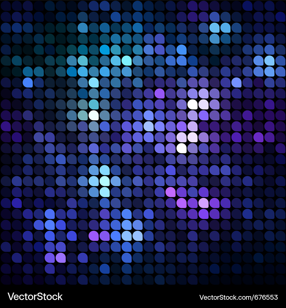Iridescent Mosaic Pattern Vector Image