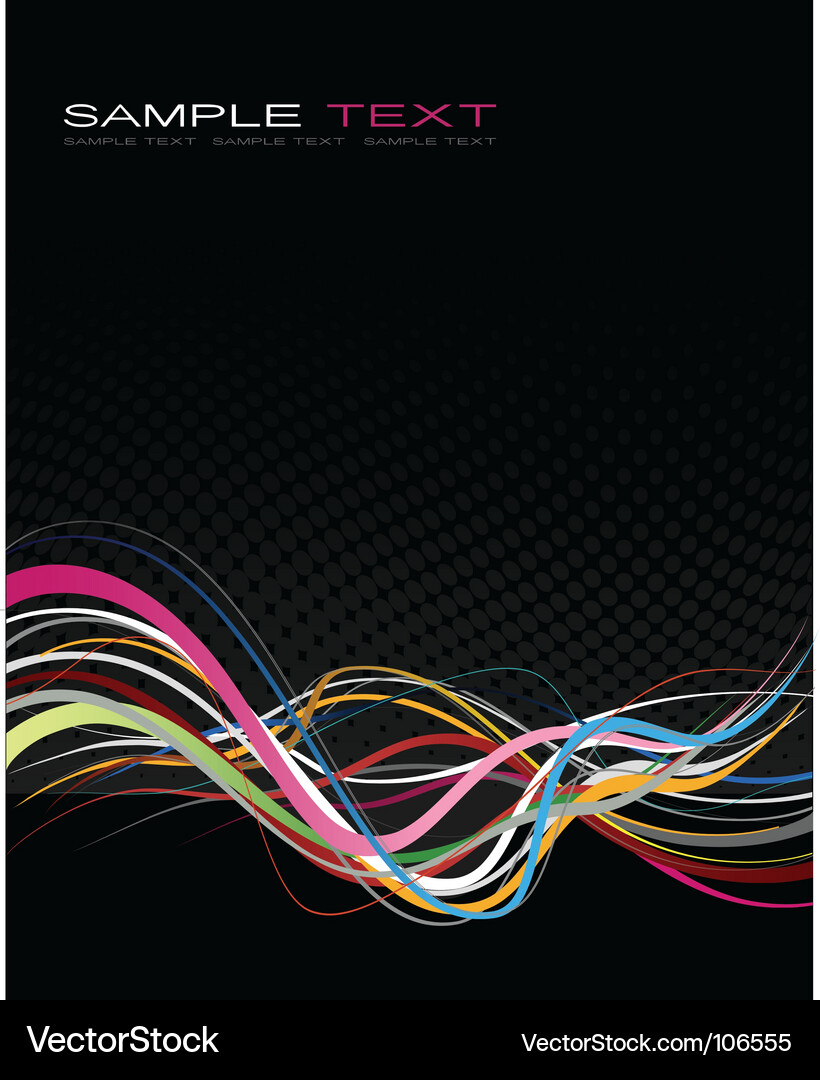 Dynamic Abstract Lines Vector Image