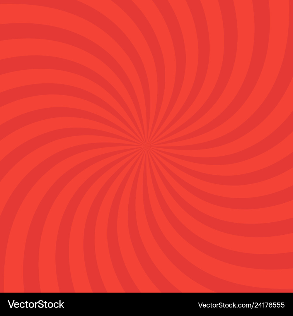 Dynamic Red Swirl Pattern vector image