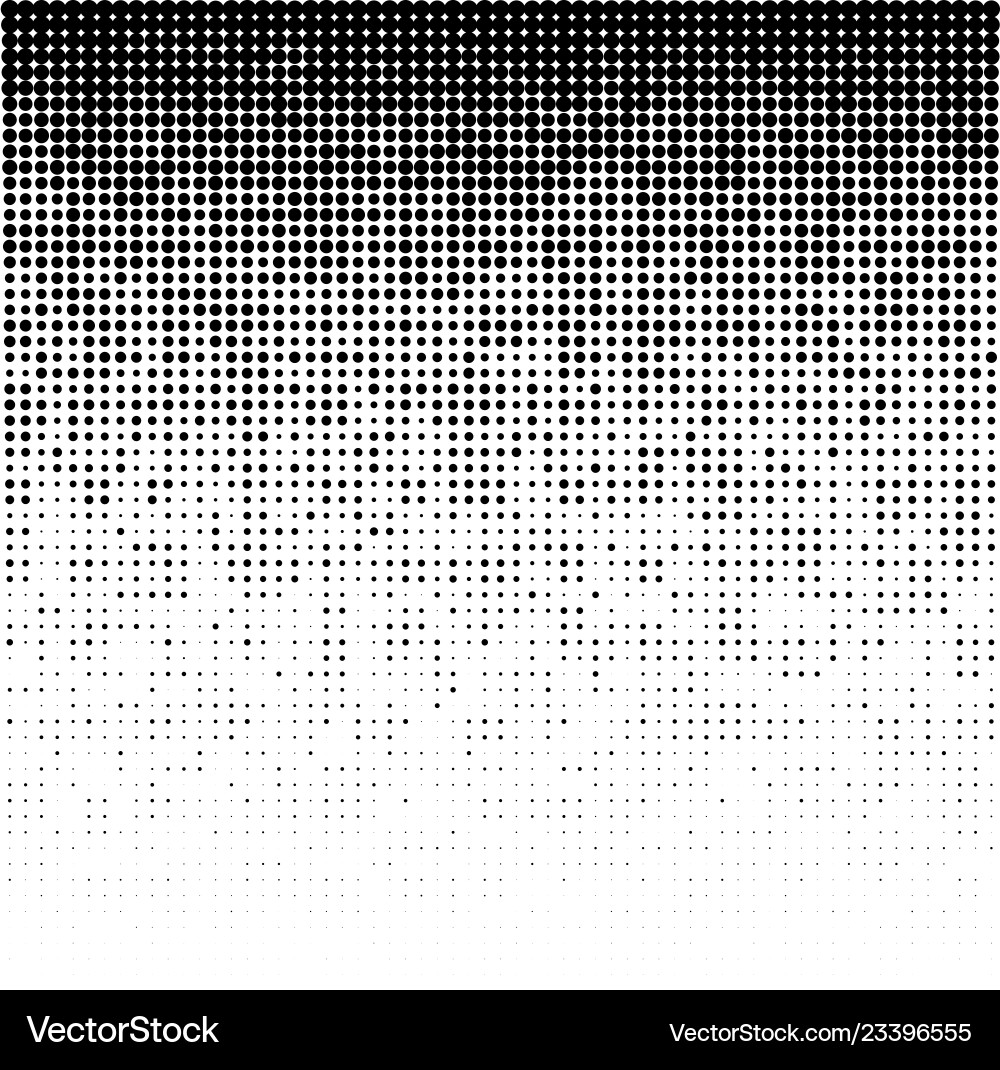 Halftone Gradient Dot Pattern vector image