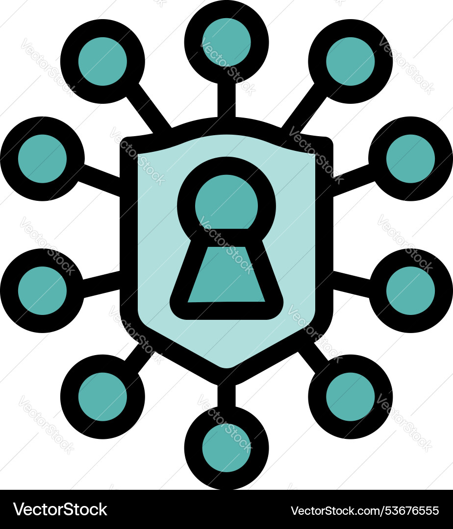 Network security system protecting user data Network security system protecting user data vector image