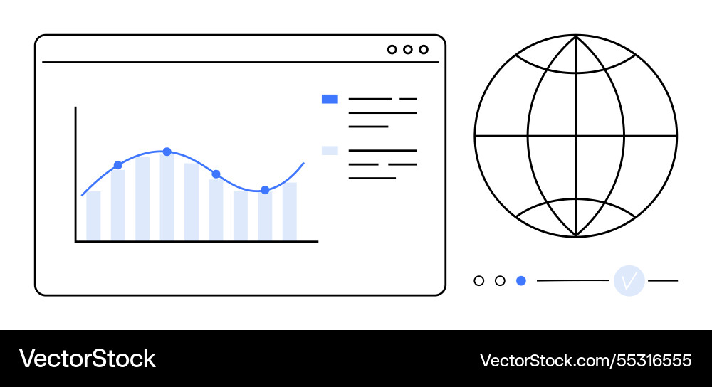 Statistical data analysis with graphs and global Statistical data analysis with graphs and global Vector Image