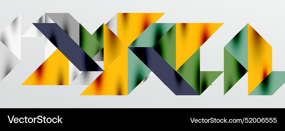 Tech minimal overlapping triangle shapes elements Tech minimal overlapping triangle shapes elements vector image