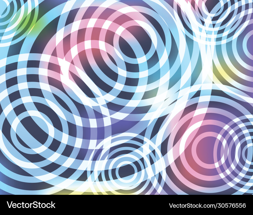 Abstract colorful pattern circles background Vector Image