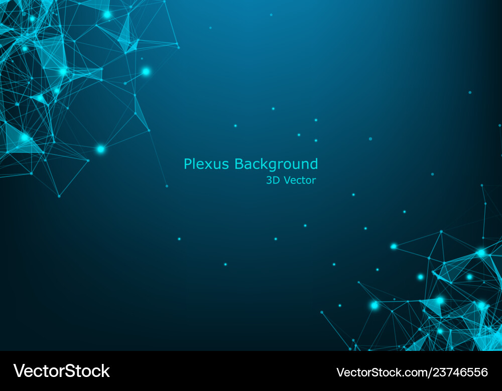 Abstract Data Network Background vector image