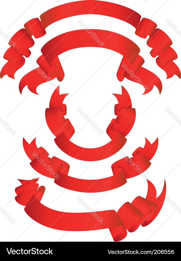 Tapes set Vector Image