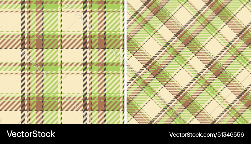 Textile seamless pattern of fabric tartan Vector Image