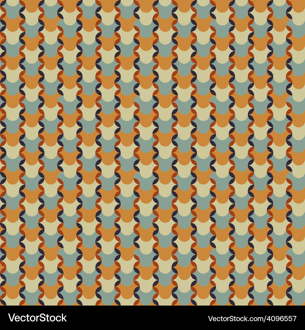 Abstract retro geometric pattern Vector Image