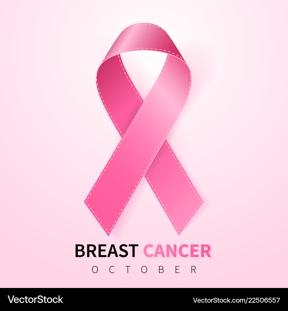 Breast Cancer Awareness Month Vector Image