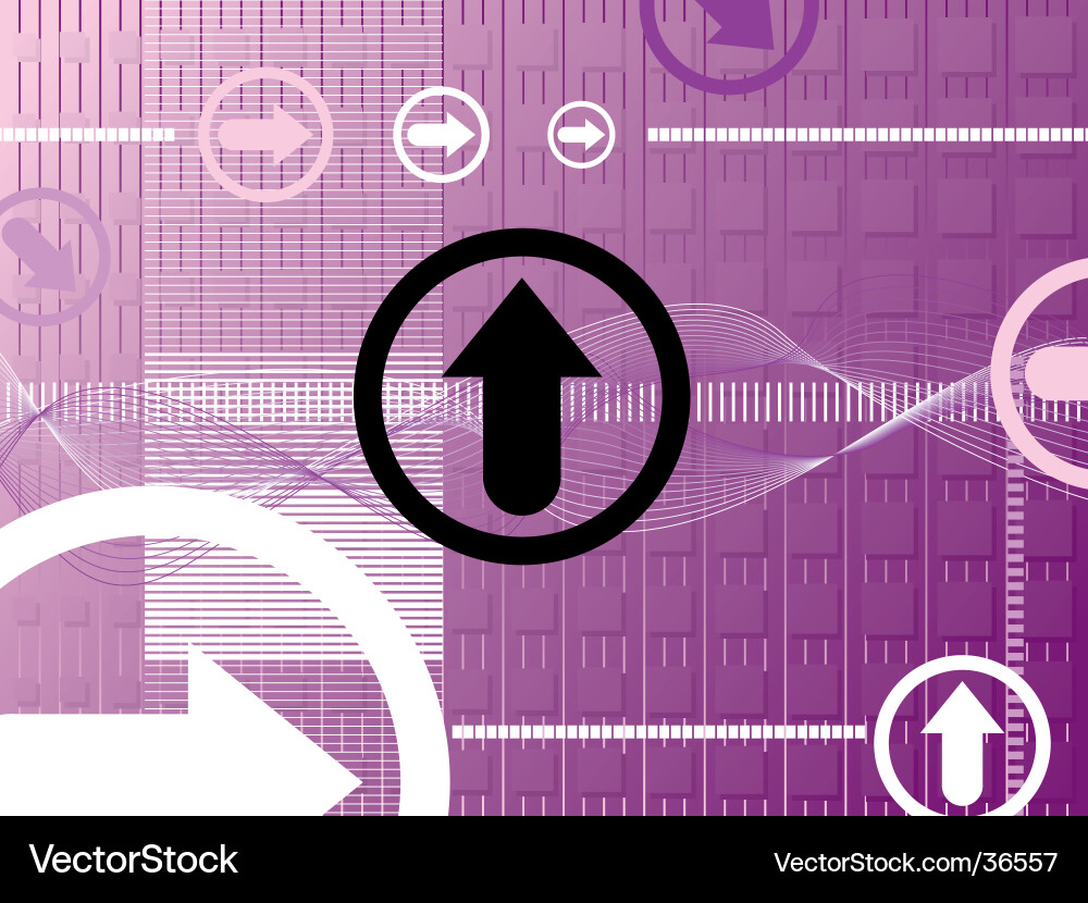 Purple arrow Royalty Free Vector Image - VectorStock