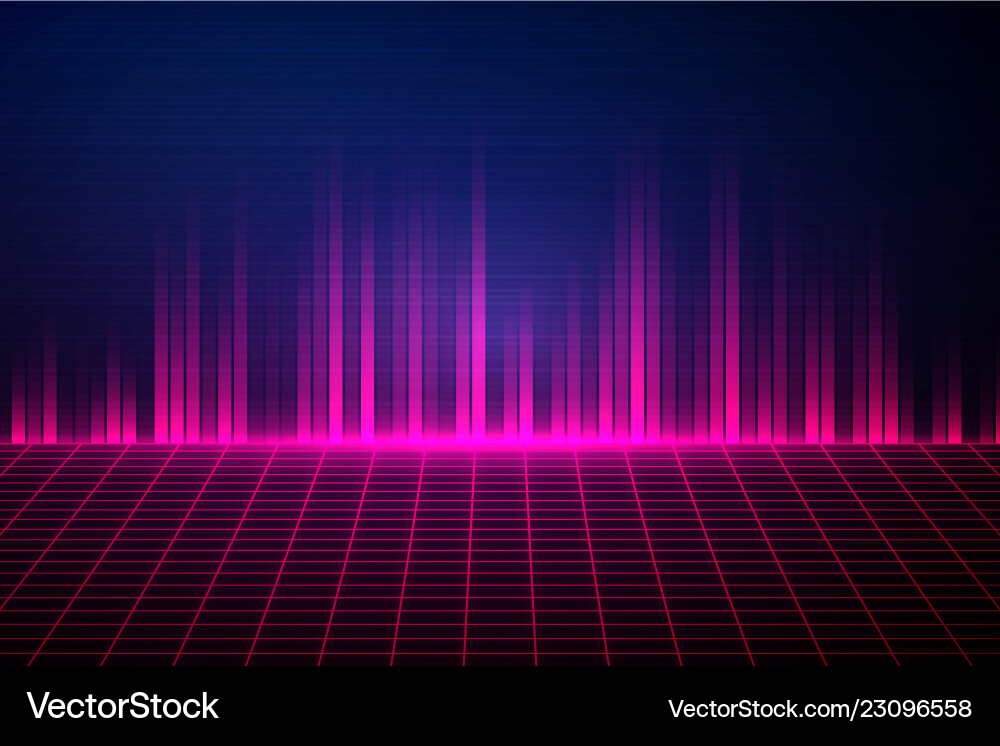 Abstract Equalizer Waveform Background vector image