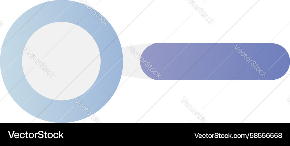 Circular Slider Icon - Option Selection Vector Image