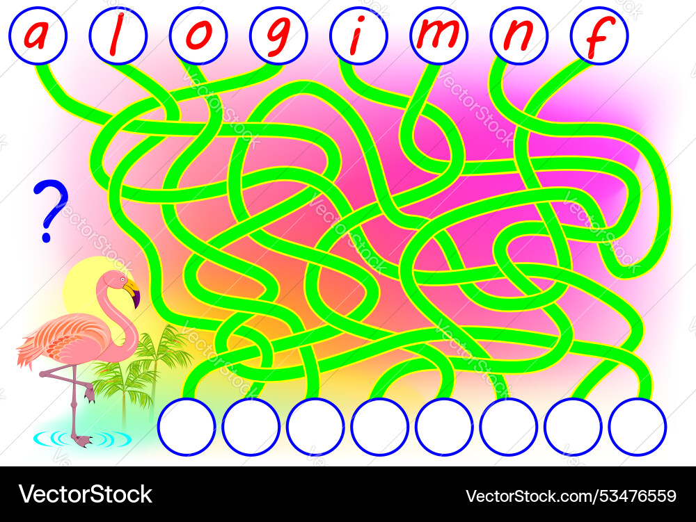 Logic puzzle game for study english need to find Logic puzzle game for study english need to find vector image
