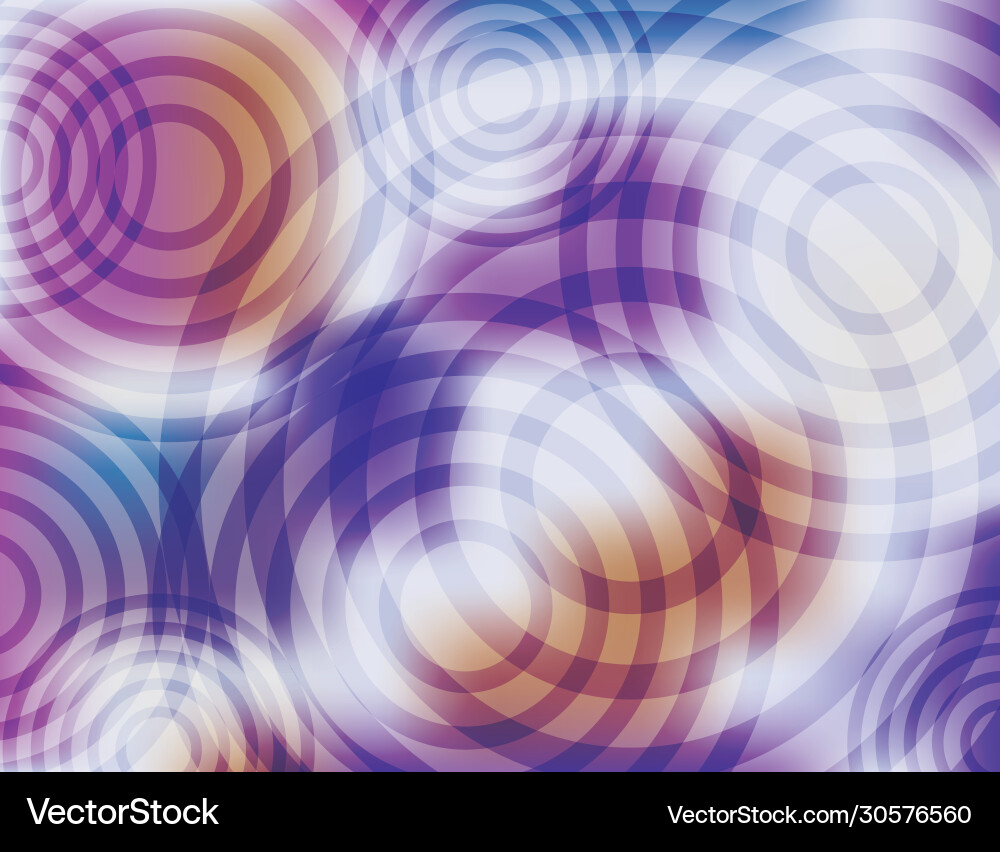Abstract Colorful Circles Pattern Background vector image