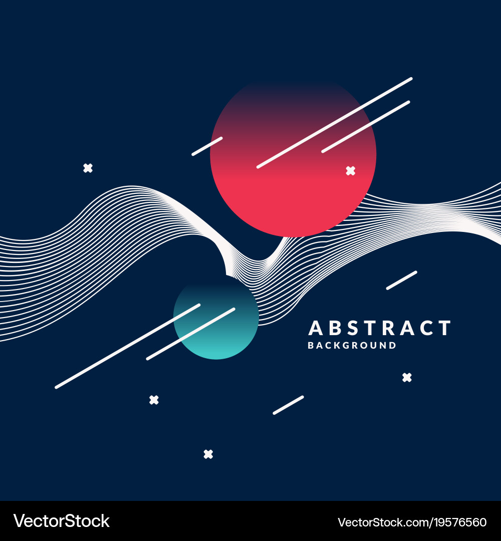 Bright abstract background with a dynamic waves – Royalty-Free Vector ...