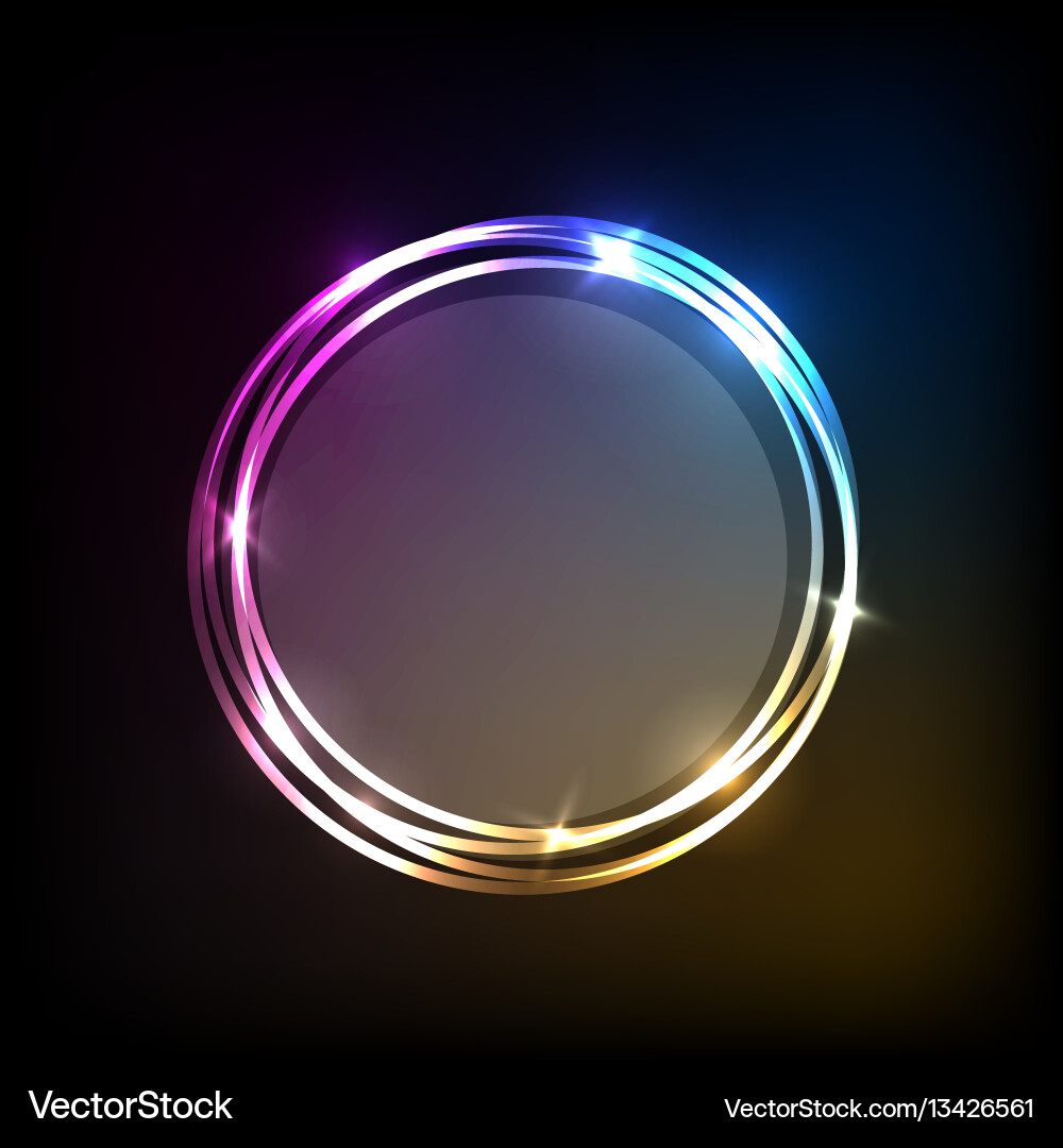 Abstract Colorful Circle Background vector image