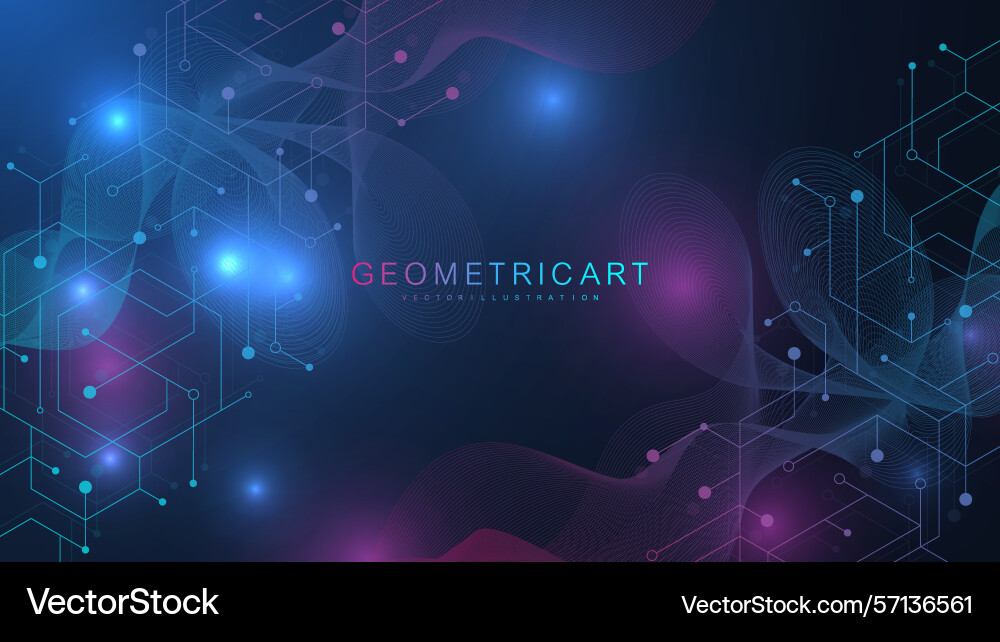 Abstract technology connect background lines Vector Image