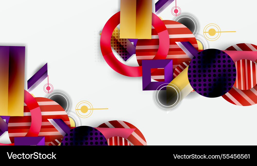 Dynamic complex geometric abstract background Dynamic complex geometric abstract background vector image