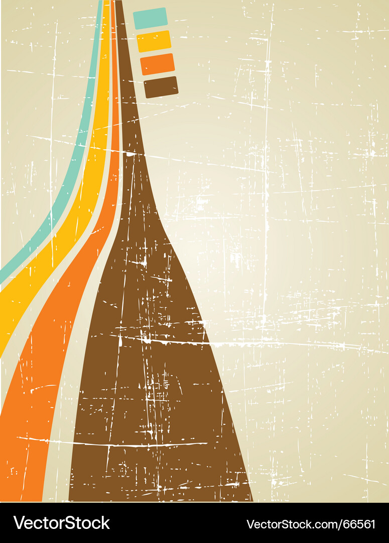 Grunge Retro Background Vector Image