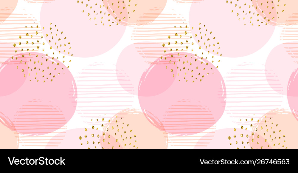 Abstract Geometric Circle Pattern vector image